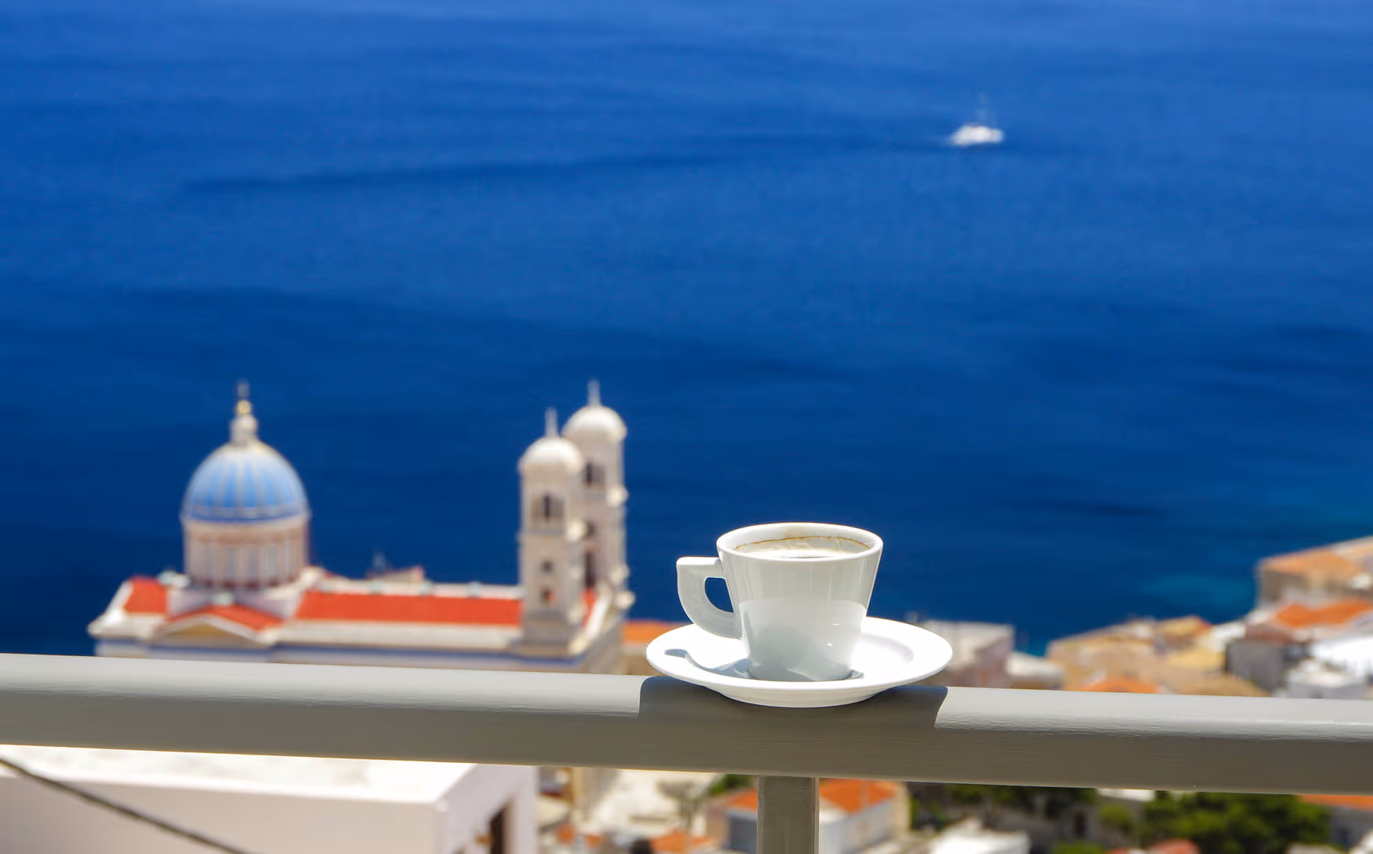 Sea view from the suite